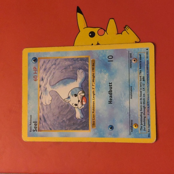 Pokemon 1990s Trading Card 1995s Base Set Seel - Picture 4 of 8
